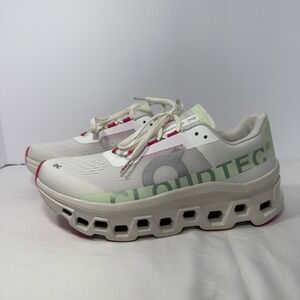 On Cloudmonster Womens Running Shoes White Creek Pink 61.97725 Size 9 USW